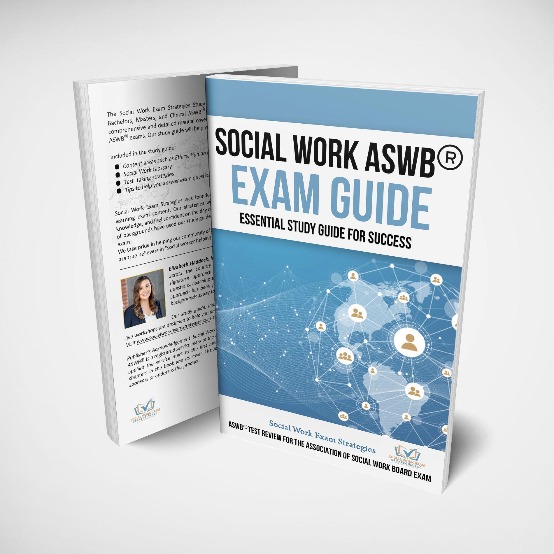 Social Work Exam ASWB Study Guide Paperback Social Work Exam 