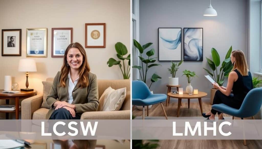 What is the deifference between an LCSW and an LMHC