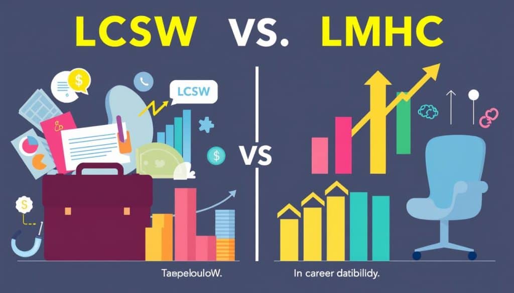 lcsw vs lmhc salary comparison
